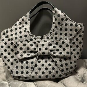 Kate Spade Felt Polka Dot Handbag